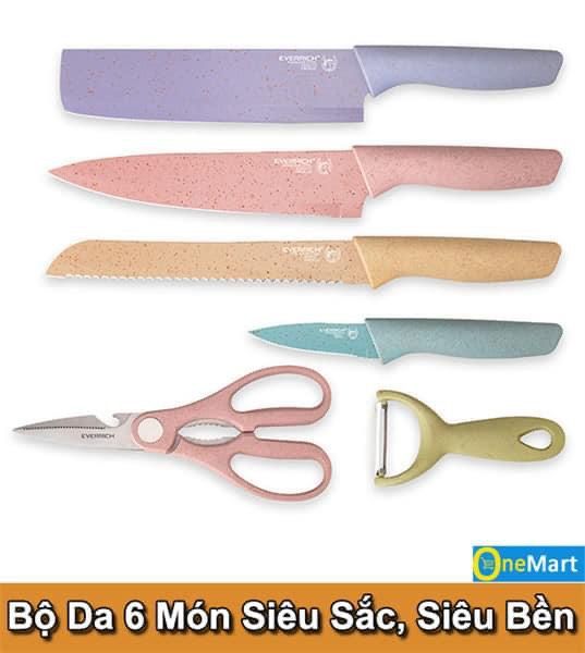 BỘ DAO LÚA MẠCH KITCHEN EVERRICH 6 MÓN